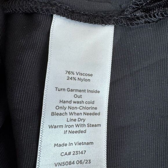 Talbots EFFORTLESS black VELVET TOP blouse size 2X NWT - Picture 9 of 12